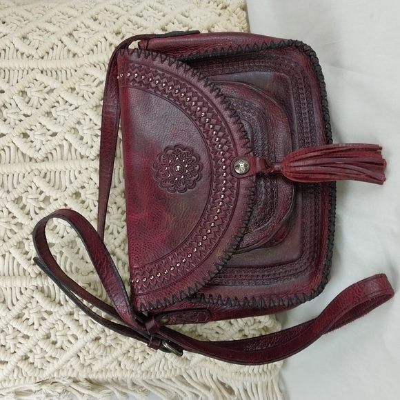 Patricia Nash Bags Patricia Nash Crossbody Shoulder Bag Cherry